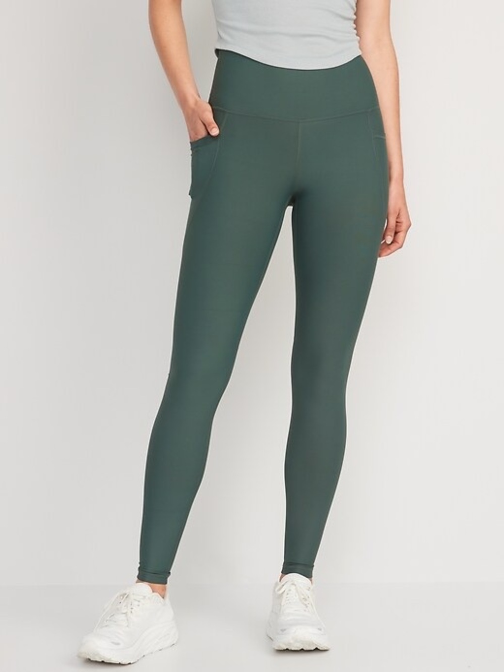 Old Navy Extra High-Rise Powersoft Leggings - Deep Green